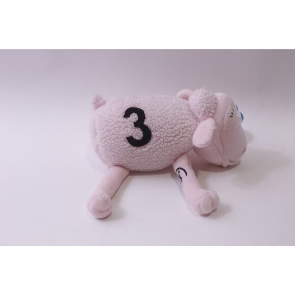 Serta, Number 3, Counting Sheep, Plush, Pink, Stuffed Animal, ~ 251013-WH 1369 - Picture 4 of 4